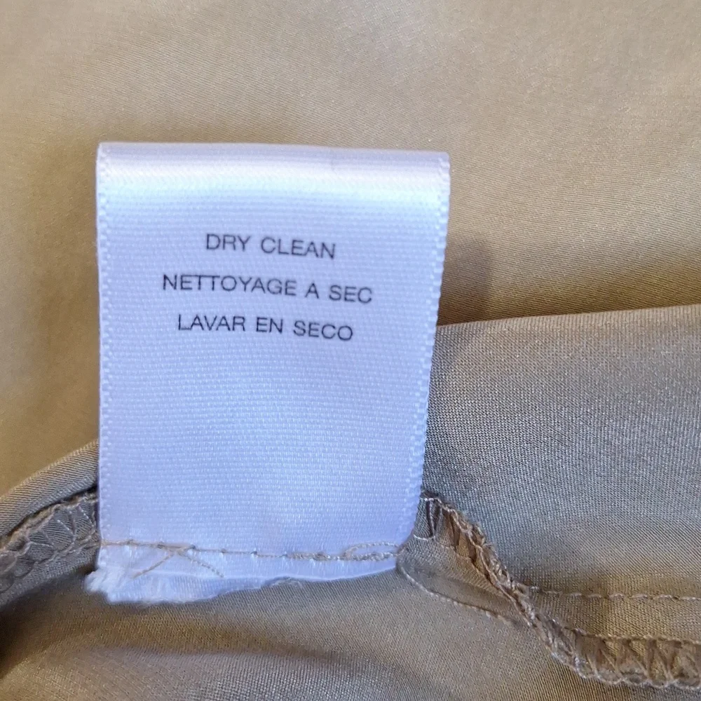 Michael Kors silk sleeveless blouse - 12 - gold/bronze beads - Picture 10 of 10